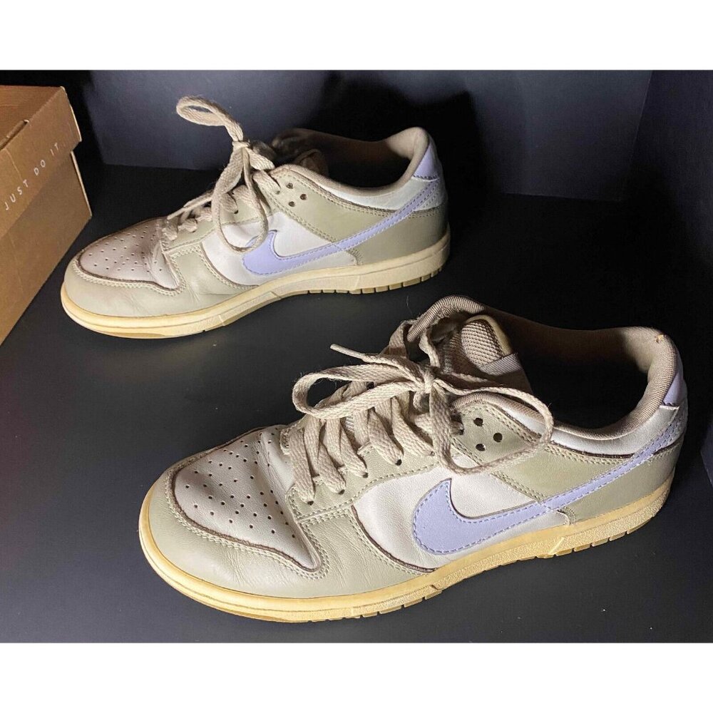 Vtg Nike Dunk Low Pro Womens 7 Light Bone Stone 302517-001 2003 w Box RARE - Picture 4 of 13